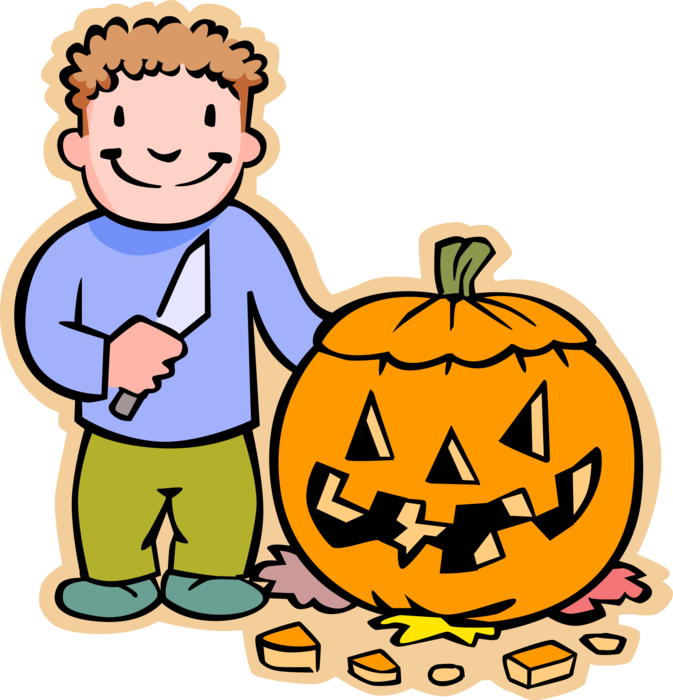 Vector Illustration Of Primary Or Elementary School - I M A Little Pumpkin Song (673x700), Png Download
