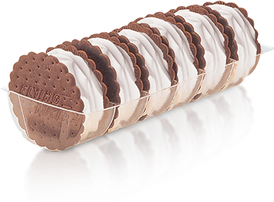 Carvel Flying Saucer® Ice Cream Sandwiches - Flying Saucer Ice Cream (511x360), Png Download