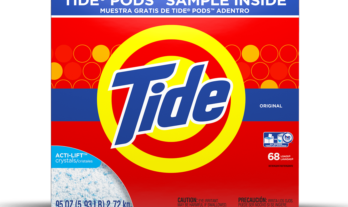 Entity Discusses 50 Zero-waste Products - Tide Hand Washing Powder (1210x720), Png Download