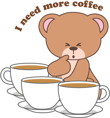 Coffee Clipart Cofee - Need Clipart (383x421), Png Download