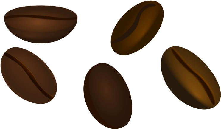 Coffee Clipart Seed - Coffee Bean Clipart Png (600x350), Png Download
