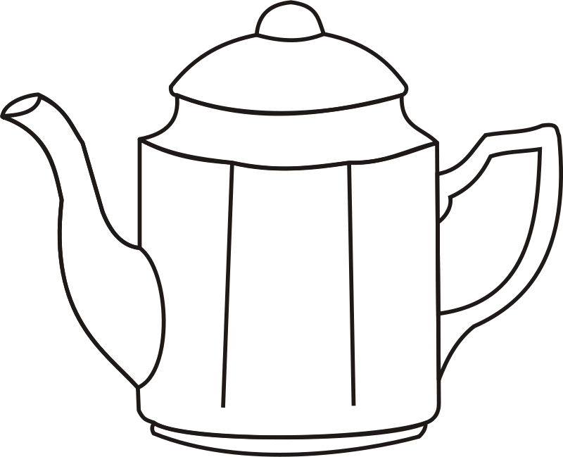 Coffee Pot Man Inch - Coffee Pot Clipart (800x649), Png Download