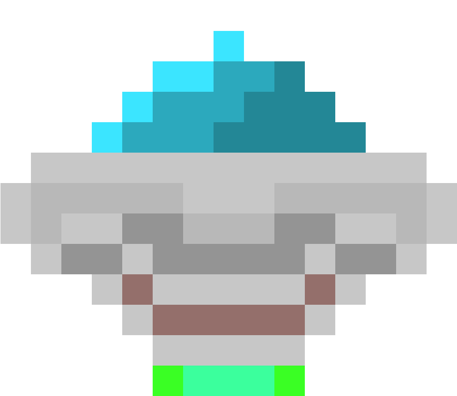 Flying Saucer - Minecraft (1140x1020), Png Download