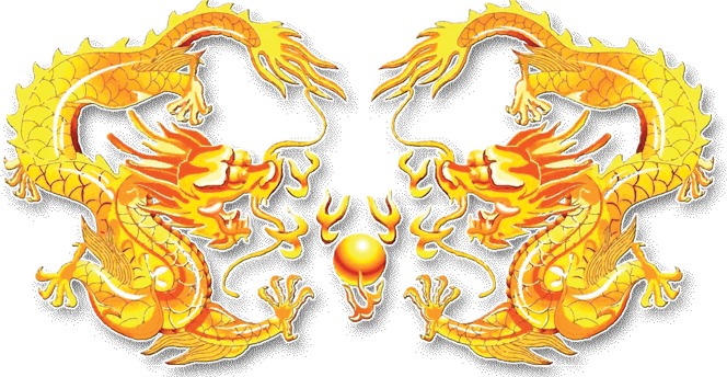 Canton Dragon Is A Family-owned Restaurant In Prescott, - Chinese Golden Dragon Png (664x344), Png Download