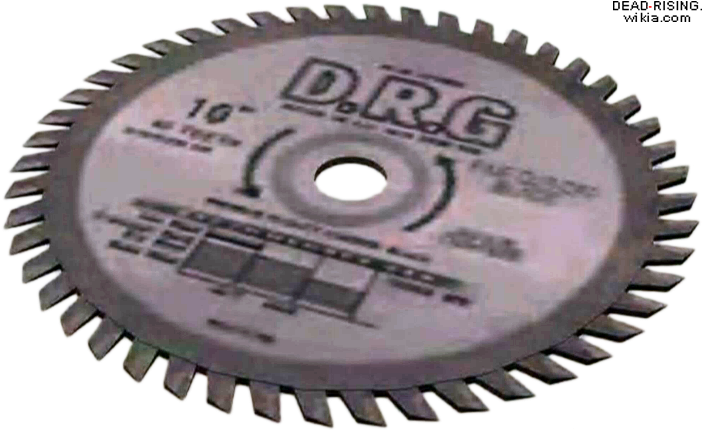Dead Rising Saw Blade - Circular Saw (723x448), Png Download