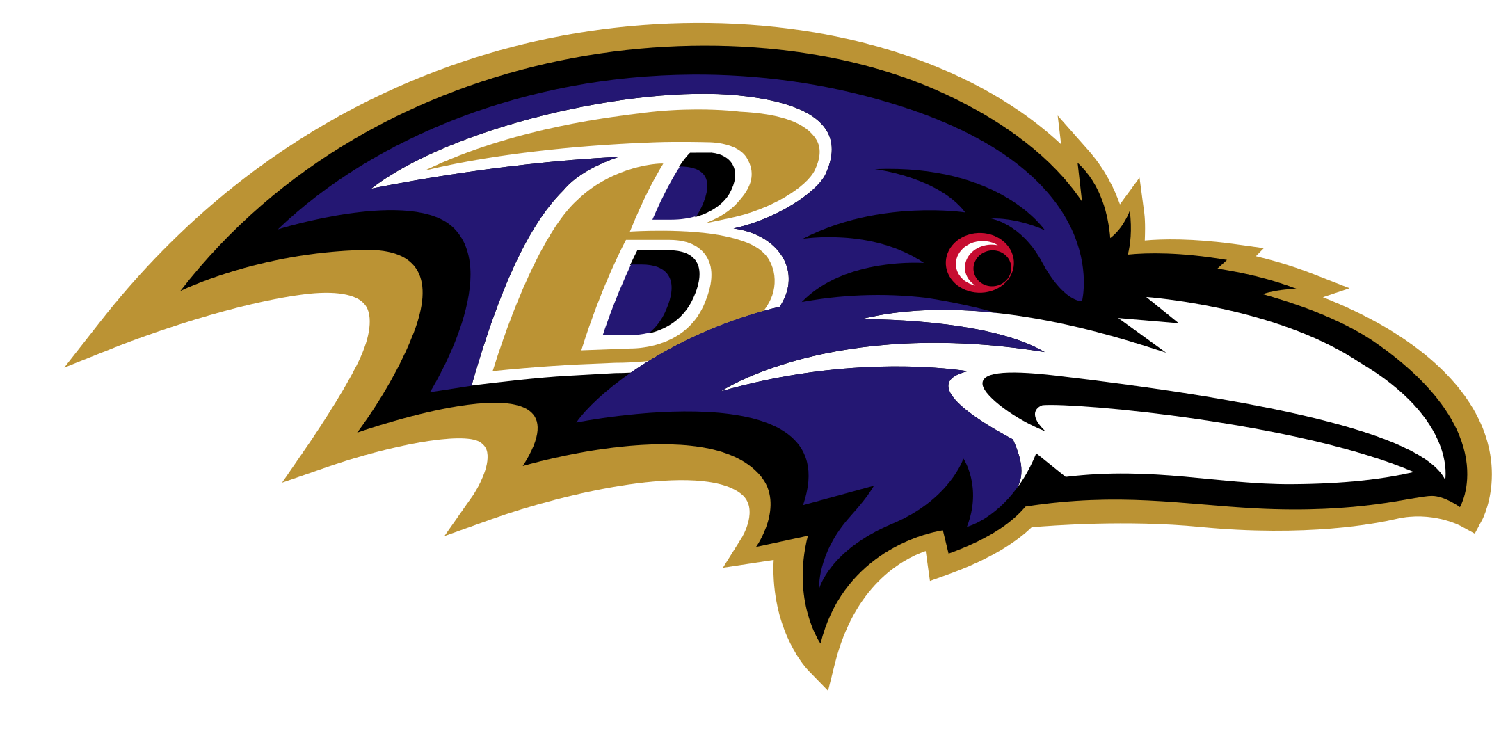 Baltimore Ravens - Ravens Football Logo (1280x630), Png Download