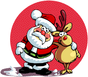 Santa Claus Christmas Day Christmas Card Greeting & - Christmas Shopping List & Christmas Card List (378x340), Png Download