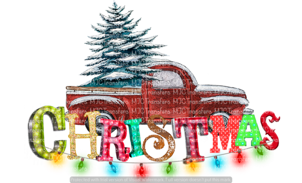 Christmas - Christmas Tree (599x364), Png Download