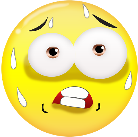 Free Scared Emoji - Reverse Image Search (480x491), Png Download