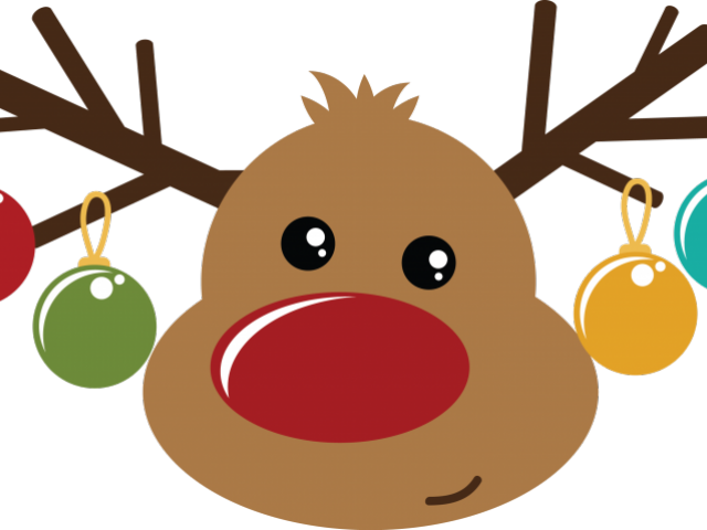 Christmas Cliparts Rudolph - Jolly Holiday Clip Art (640x480), Png Download