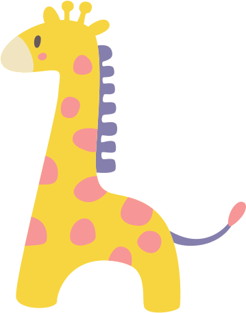Chromatic Stylized Giraffe Icons Png Vector - Clip Art (550x550), Png Download