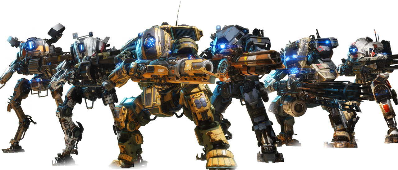 All Titanfall 2 Titans - Titanfall 2 All Titans (1280x563), Png Download