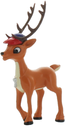 T - E - A - M - Rudolph - Mini Figure ** Comet ** Collection - Lego Minifigure (341x495), Png Download