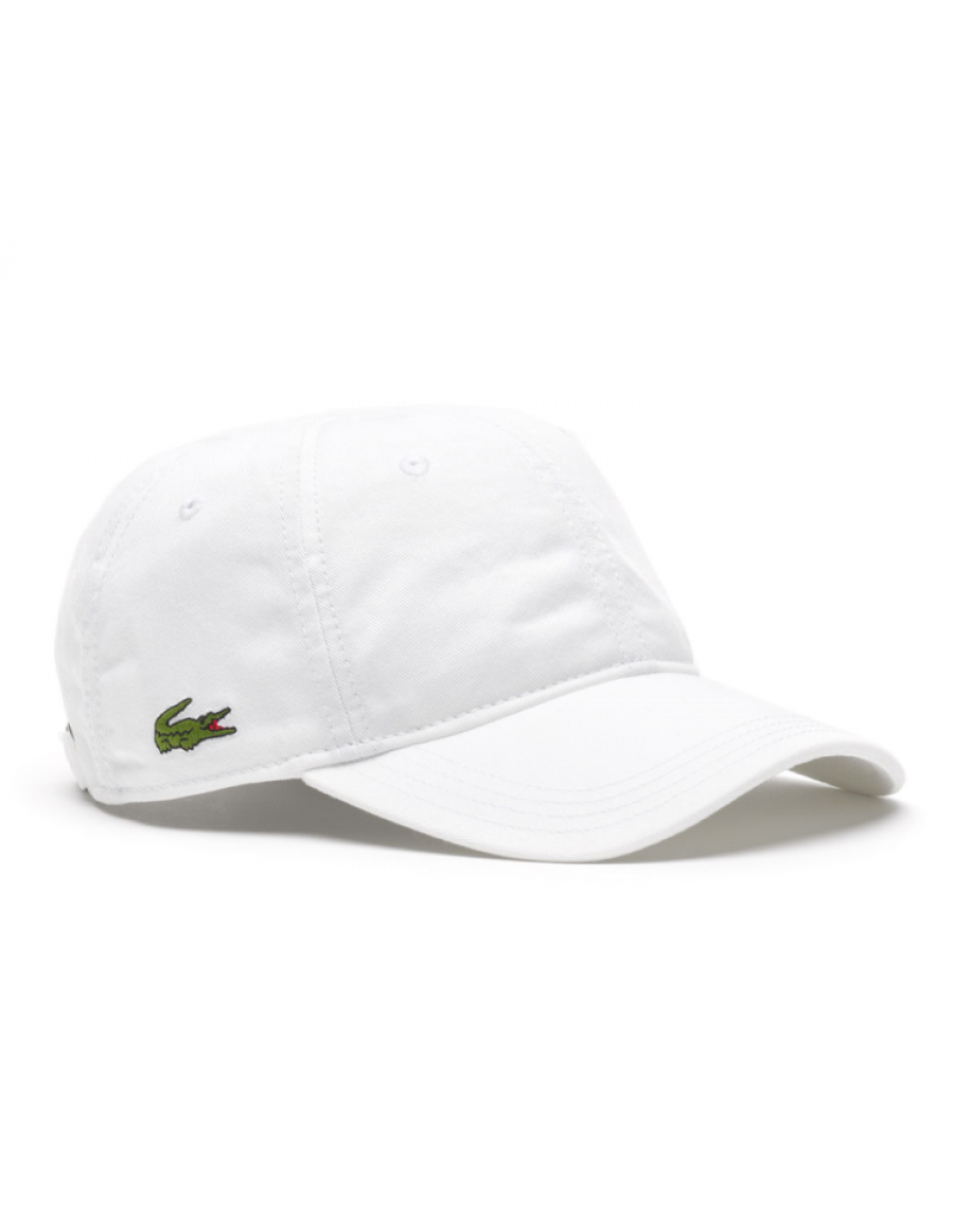 Lacoste Hat - Gabardine Cap - White - Hat (900x1163), Png Download
