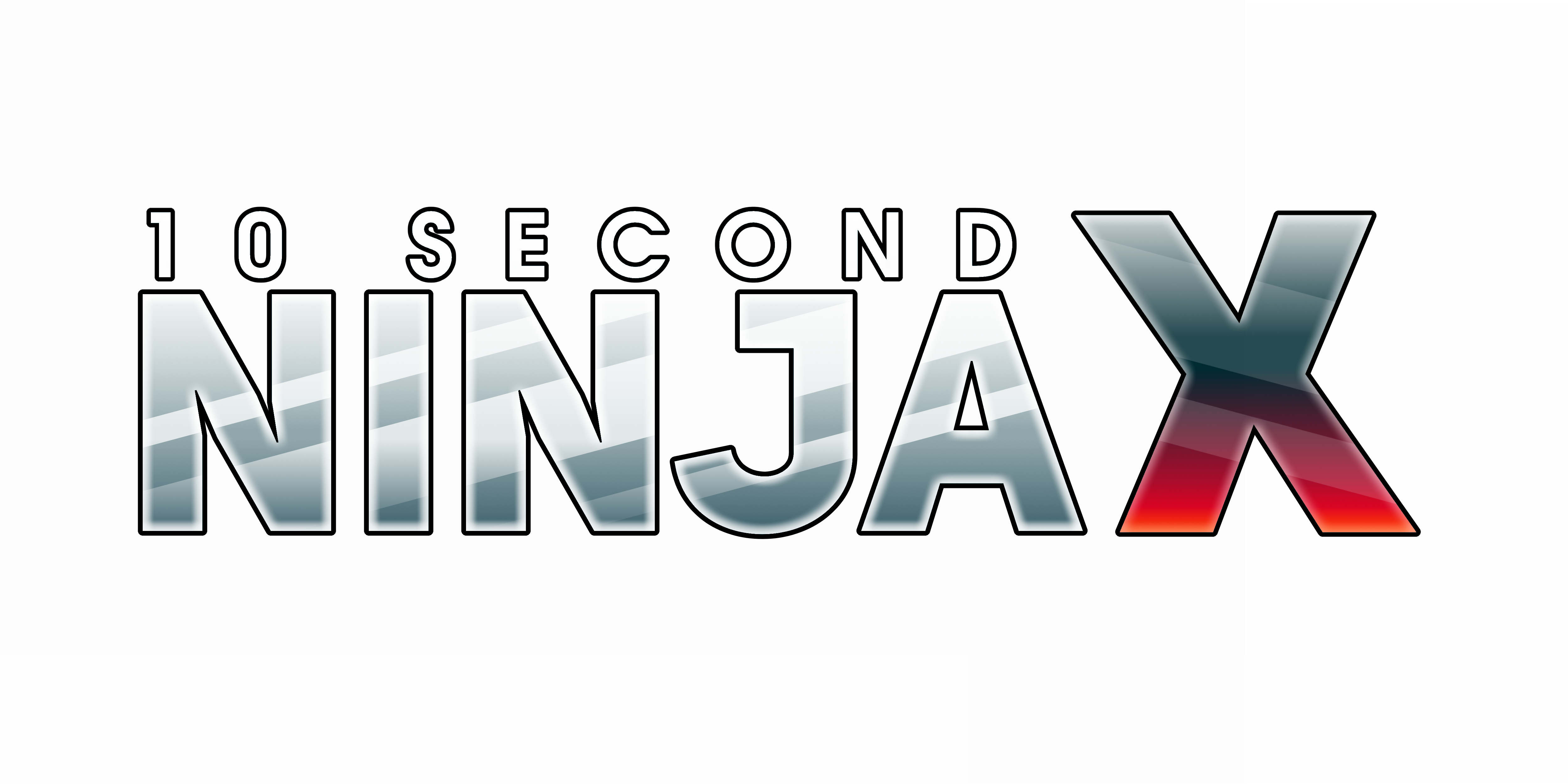 Release Date Announced For Ninja X For Xbox One, Playstation - 10 Second Ninja Logo (5000x2500), Png Download