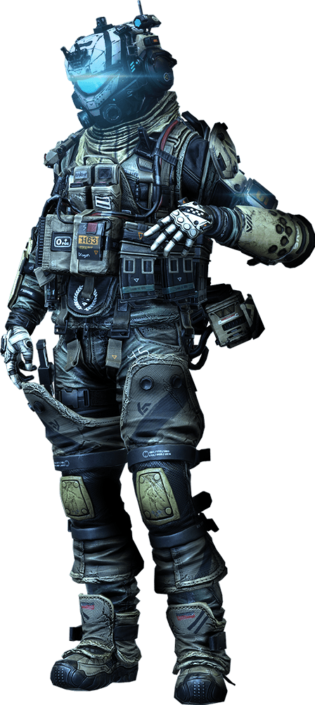 Titanfall 2 Pilot Png - Titanfall 2 Armor (448x1001), Png Download
