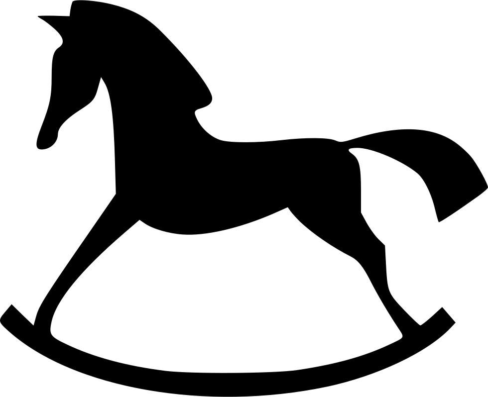 Hourse Rocking Horse Swing Swing Hourse Toy Comments - Rocking Horse Png (980x798), Png Download