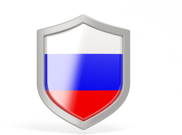 Illustration Of Flag Of Russia - Bandera De Rusia En Escudo (640x480), Png Download