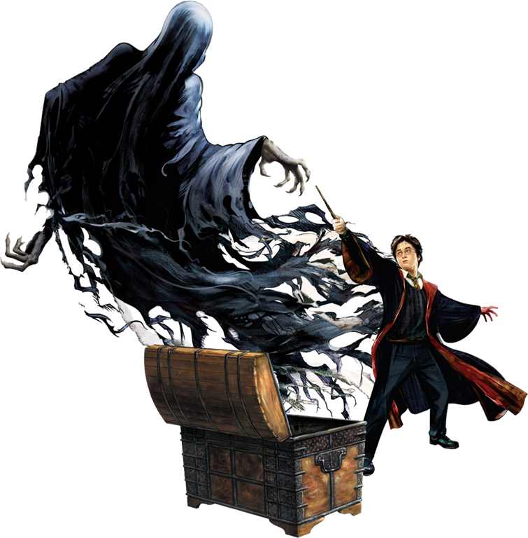 Gallery For > Harry Potter And The Prisoner Of Azkaban - Harry Potter And Dementor (755x768), Png Download
