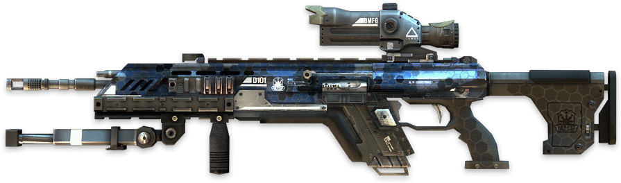 D-101 Longbow Dmr - Titanfall 2 Longbow Dmr (912x304), Png Download