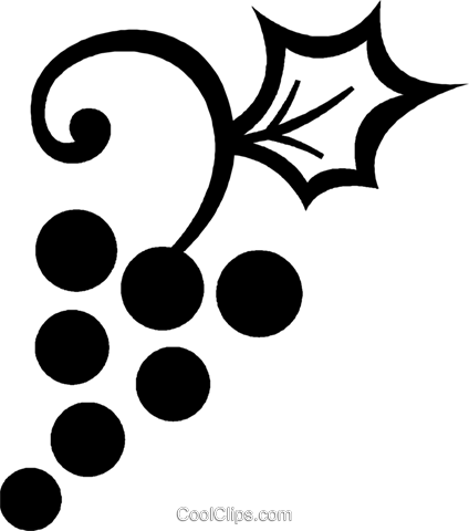 Las Uvas Libres De Derechos Ilustraciones De Vectores - Grape (424x480), Png Download