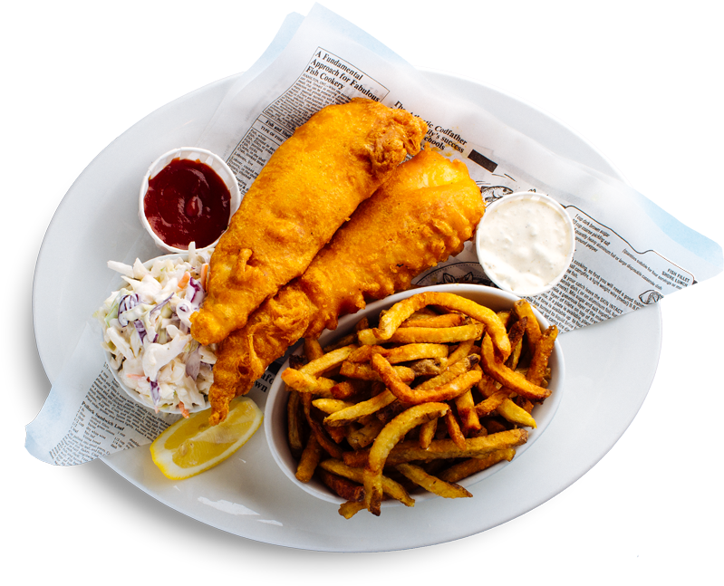 Fish And Chips (800x800), Png Download