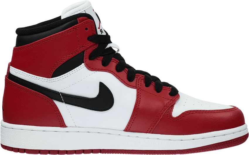 Air Jordan 1 Retro Og Gs 'chicago' - Nike Air Jordan Classic (850x532), Png Download