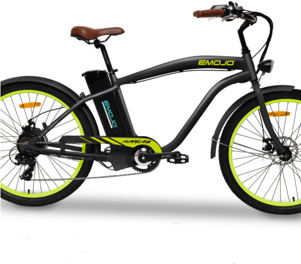 Hurricane 36v Beach Cruiser Ebike - E-mojo Hurricane 36v Electric Beach Cruiser Bike (600x600), Png Download