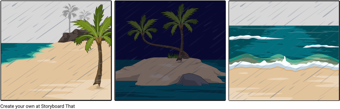 Hurricane - Storyboard (1164x385), Png Download