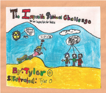 The Impossible Skateboard Challenge By Tyler O - Skateboard (800x490), Png Download