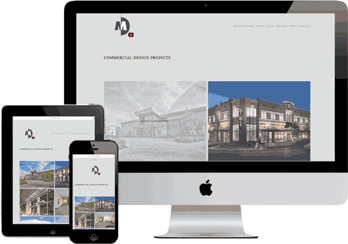 Md-architects - Web Design (800x537), Png Download
