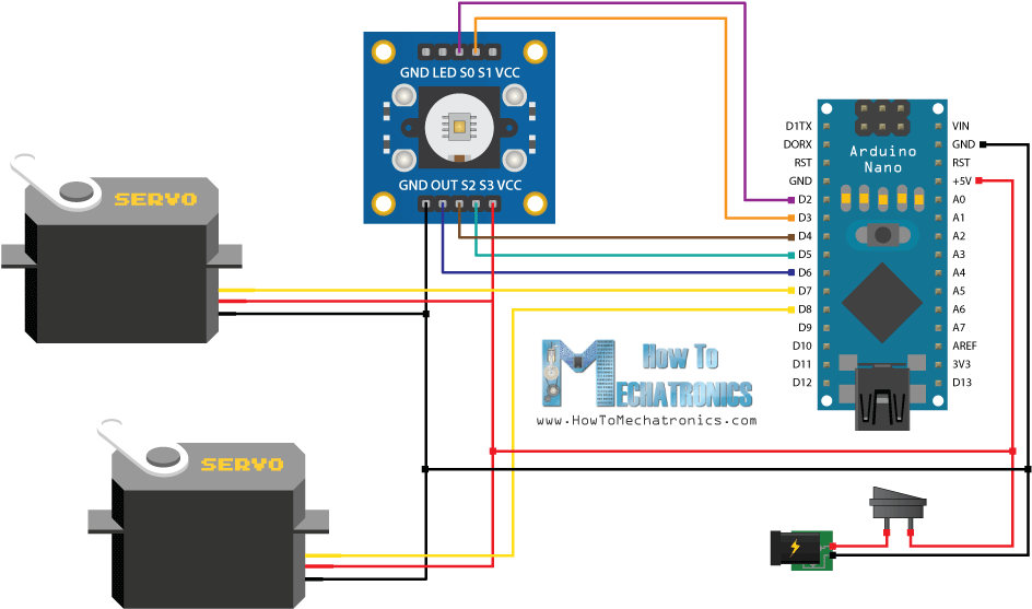 An Error Occurred - Arduino Nano Color Sensor (960x569), Png Download
