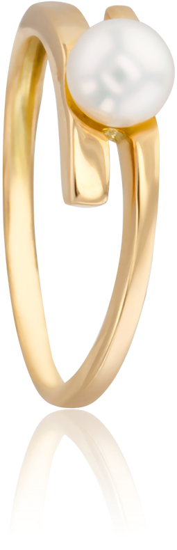 Porchet - Bague Cap Cod, Perle Et Or Jaune (800x800), Png Download