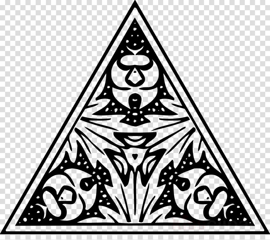 Triangle Tattoo Celtic Clipart Celtic Knot High Cross - Tattoo Triangle Png (900x800), Png Download