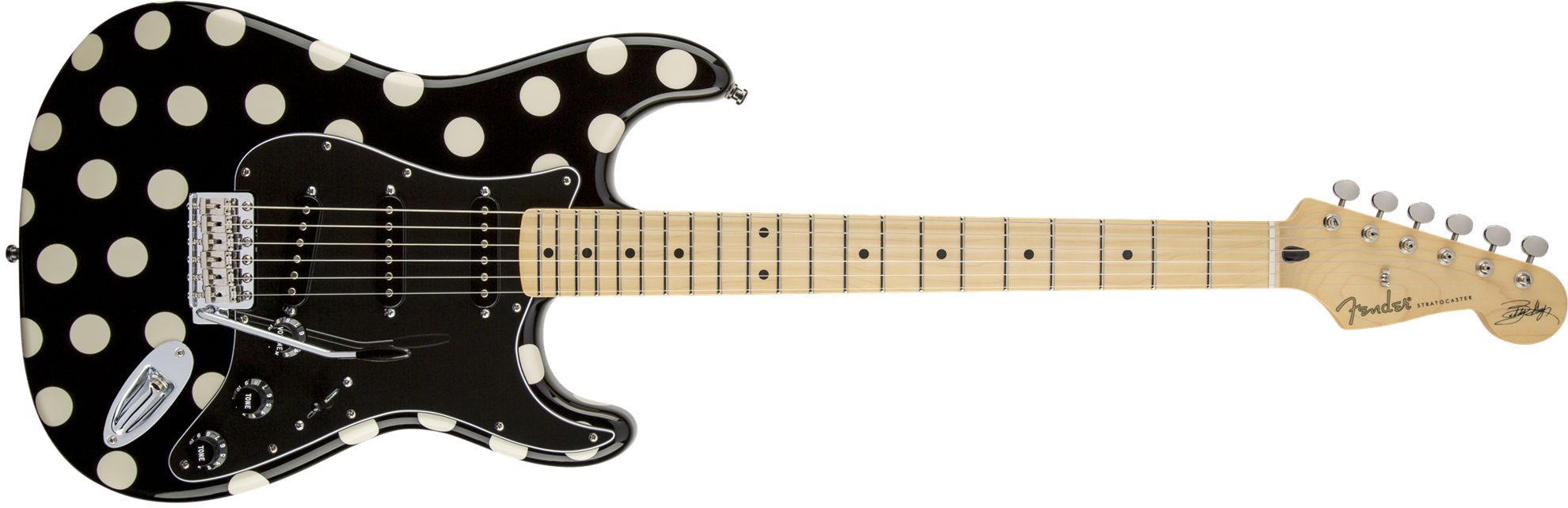 Fender Buddy Guy Signature Stratocaster Electric Guitar - Fender Stratocaster Deluxe Black (1980x641), Png Download
