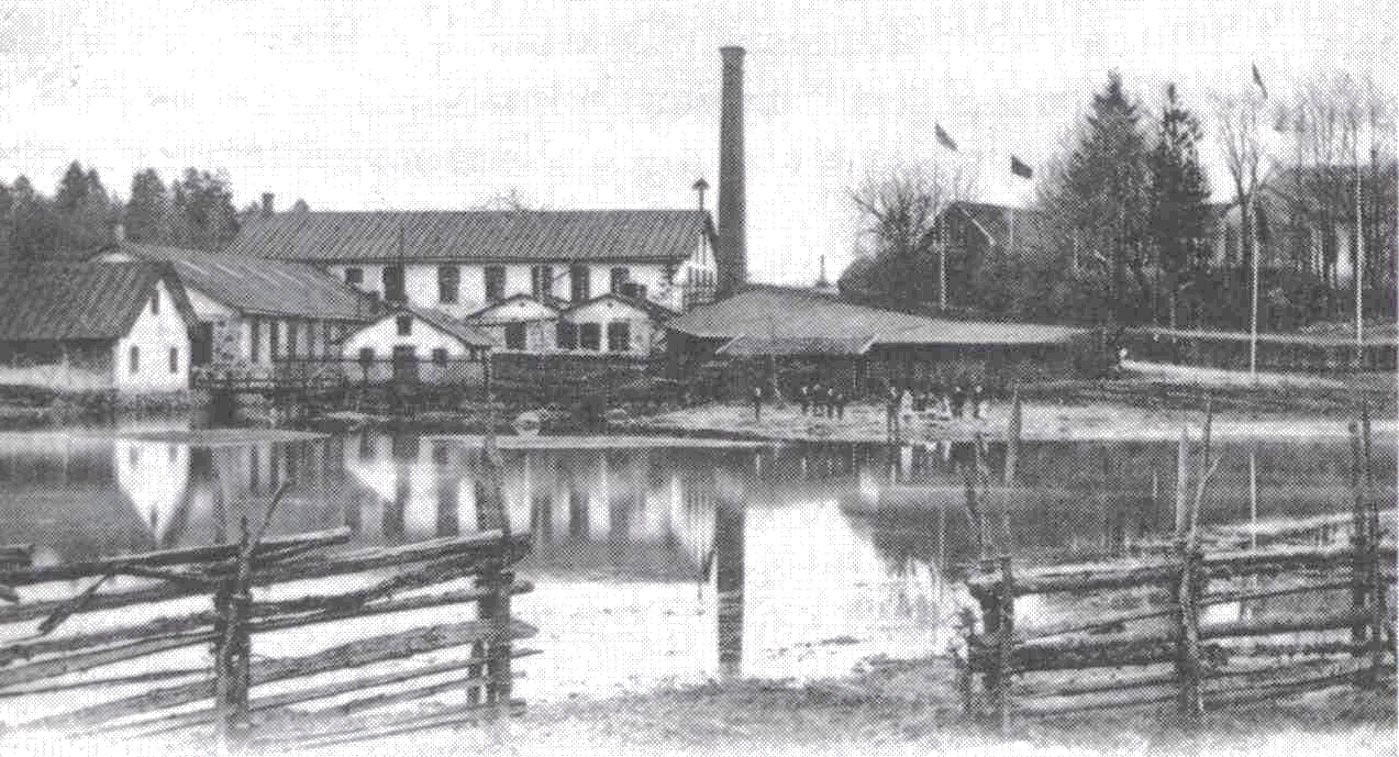 File - Stensholmsfabrik1900 - House (1273x689), Png Download