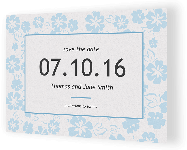 Customize Save The Date Cards - Place Card (820x600), Png Download