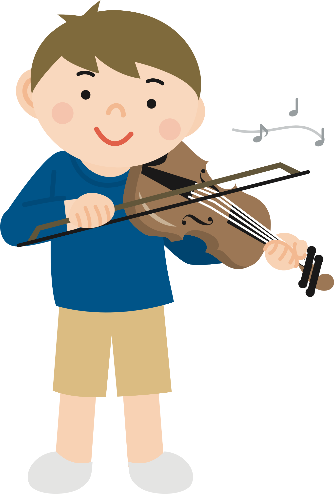 This Free Icons Png Design Of Male Violinist (1353x1998), Png Download