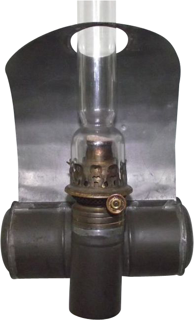 Tinsmith Made Wall Sconce Lantern With Student Burner - Tap (644x644), Png Download