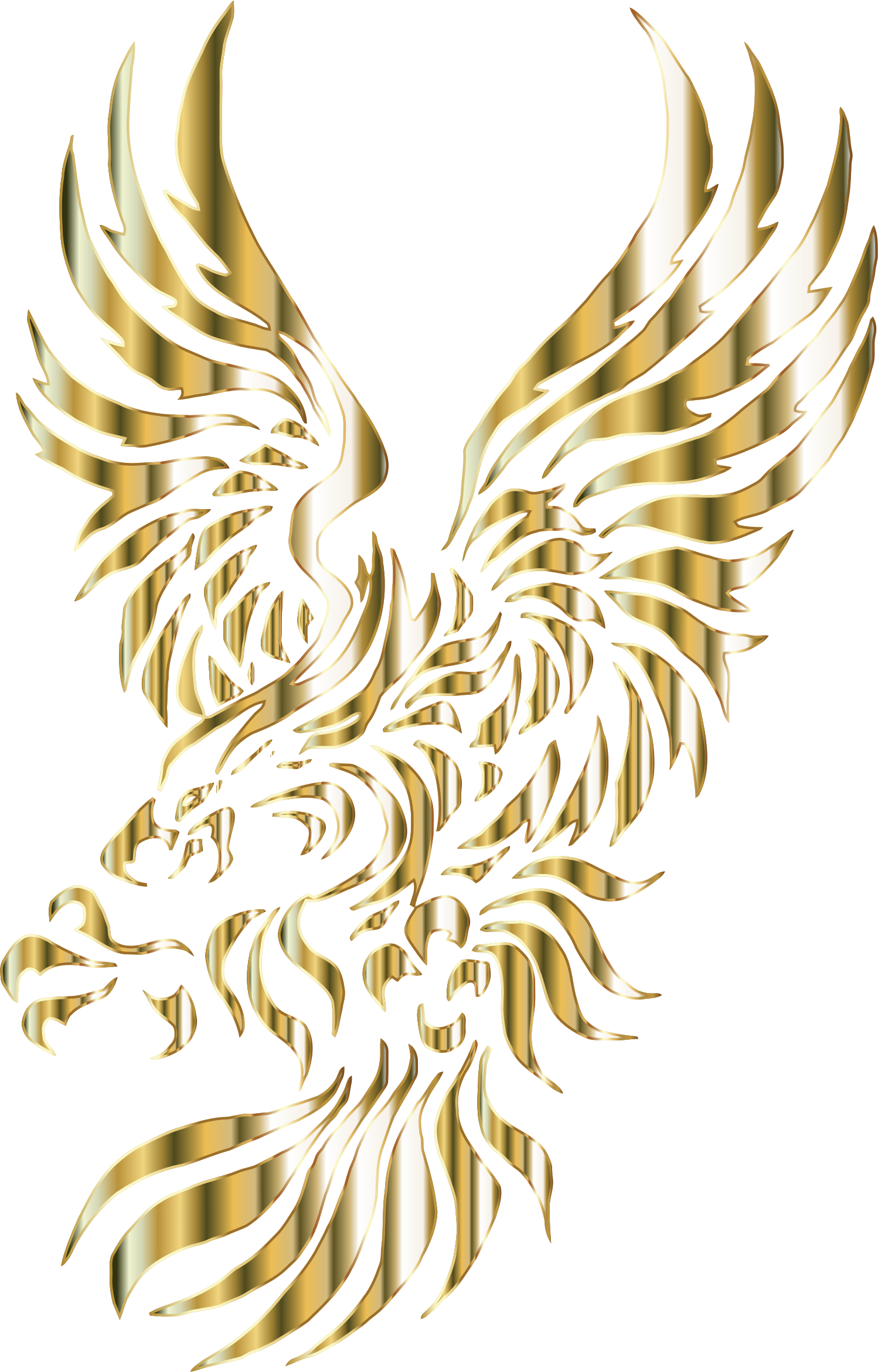 This Free Icons Png Design Of Chromatic Tribal Eagle (1498x2342), Png Download