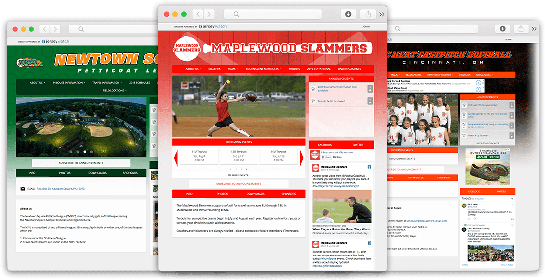 Softball Website Builder Softball Website Builder - Softball (1140x607), Png Download