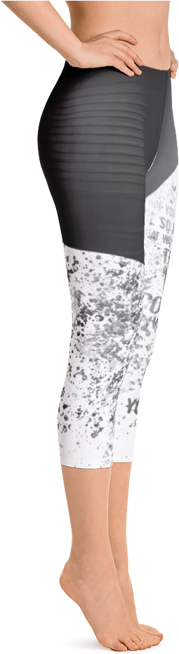 'paint & Text' Capri Leggings - Fire Mage Warlock Armor Costume Leggings (1000x1000), Png Download