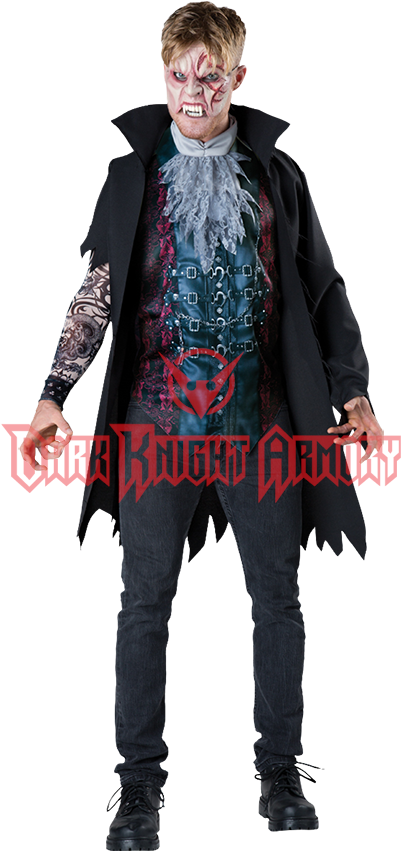Mens Street Vampire Costume - Men's Fashionable Vampire Costume (850x850), Png Download