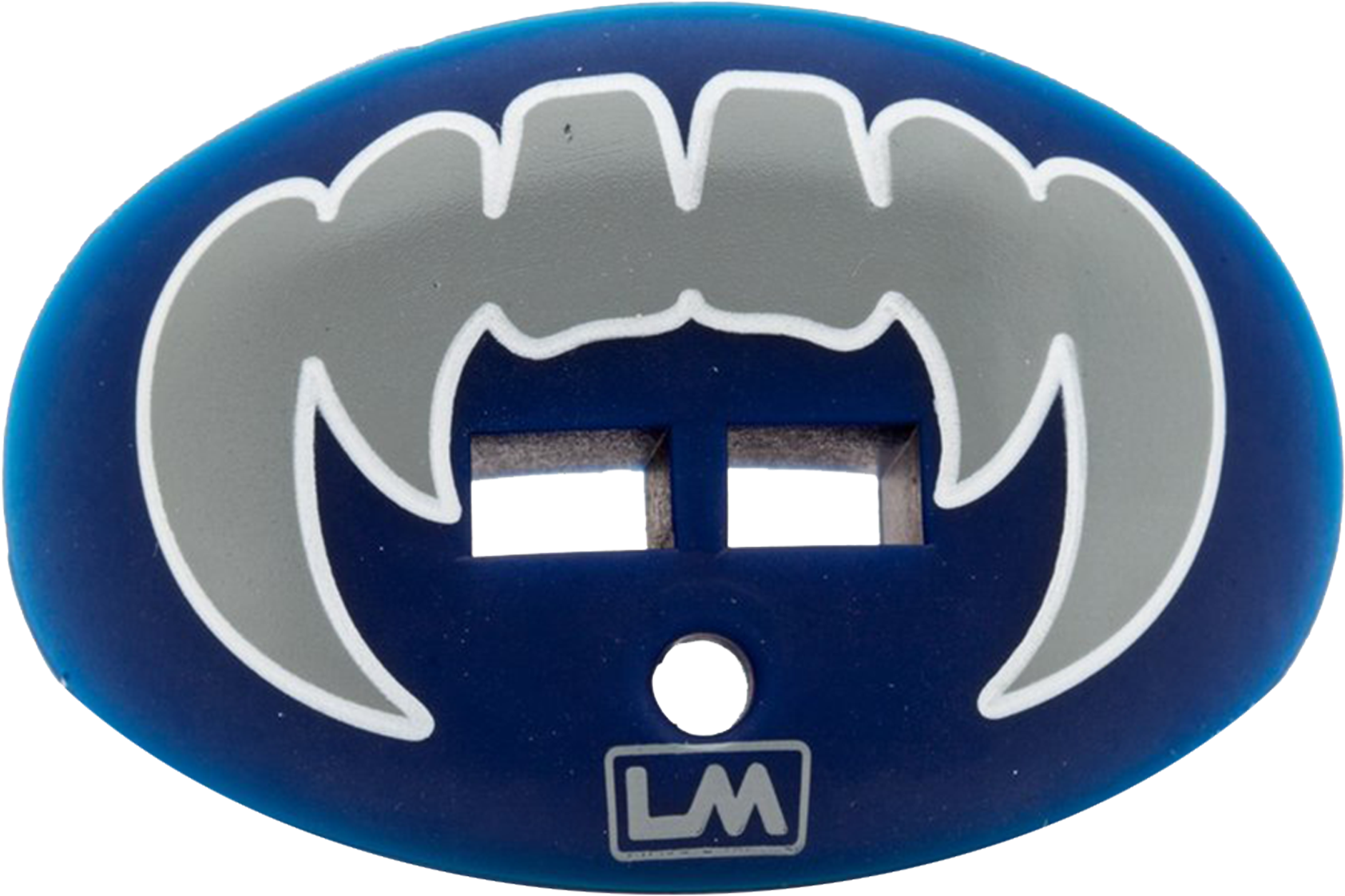 Loudmouthguards Vampire Fangs Bronco Navy Blue - Loudmouthguards Pacifier Style Lip Protector Mouth (2000x2000), Png Download