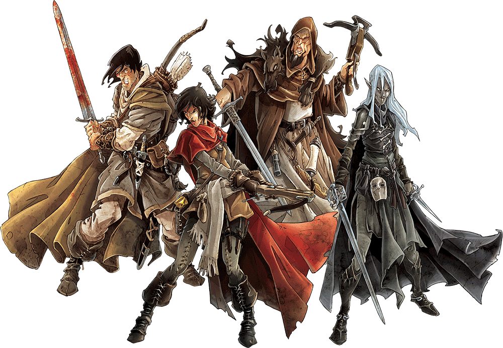 Wulfsburg's Dauntless Survivors - Wolfsburg Zombicide Black Plague (1000x693), Png Download
