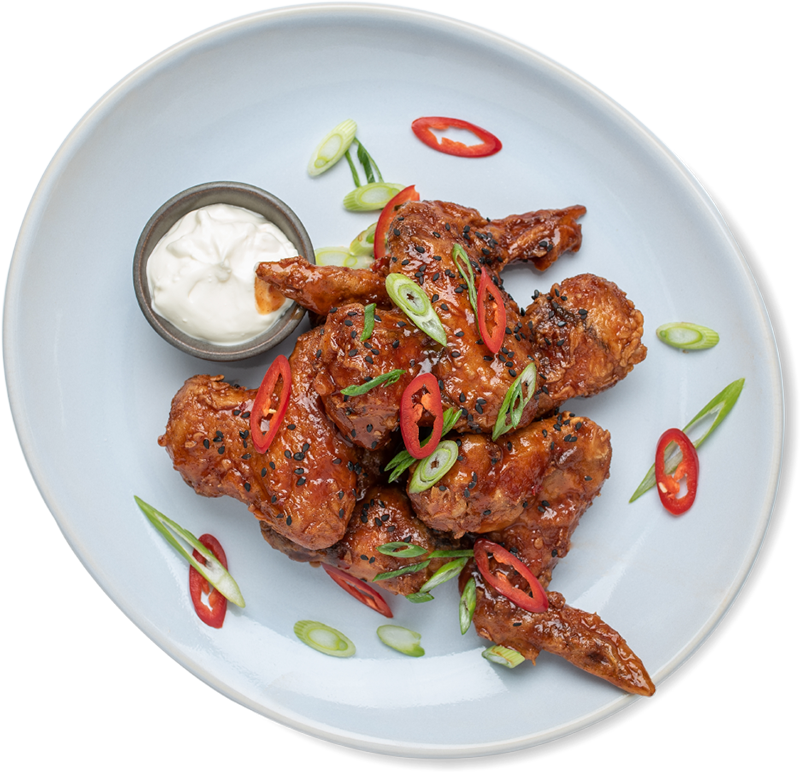 With A Passion For Flavour Spiked With A Flare For - Chicken 65 (800x772), Png Download