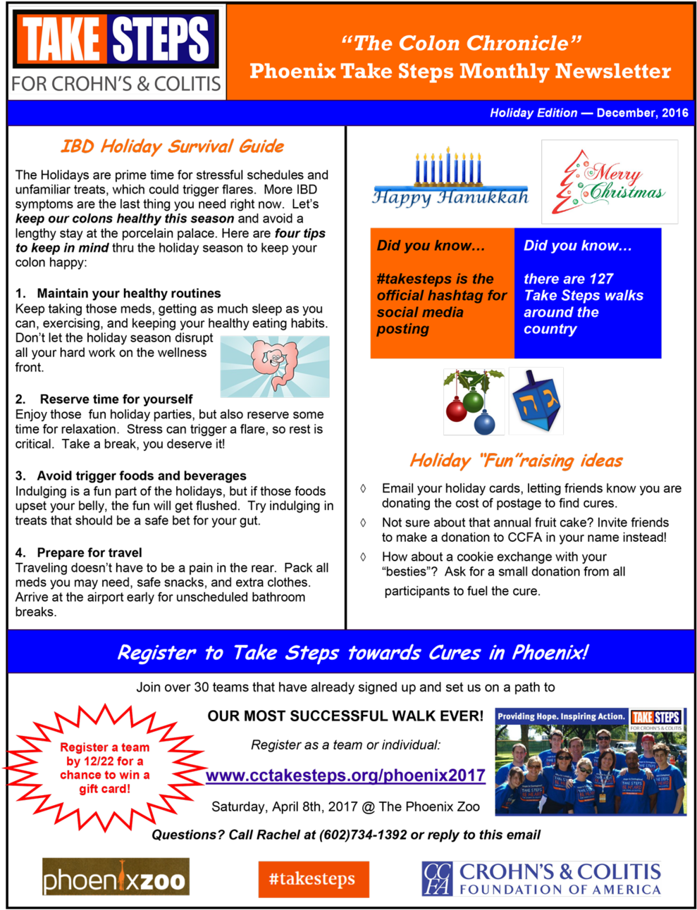 Colon Chronicle - Crohn's & Colitis Foundation Of America (1000x1309), Png Download