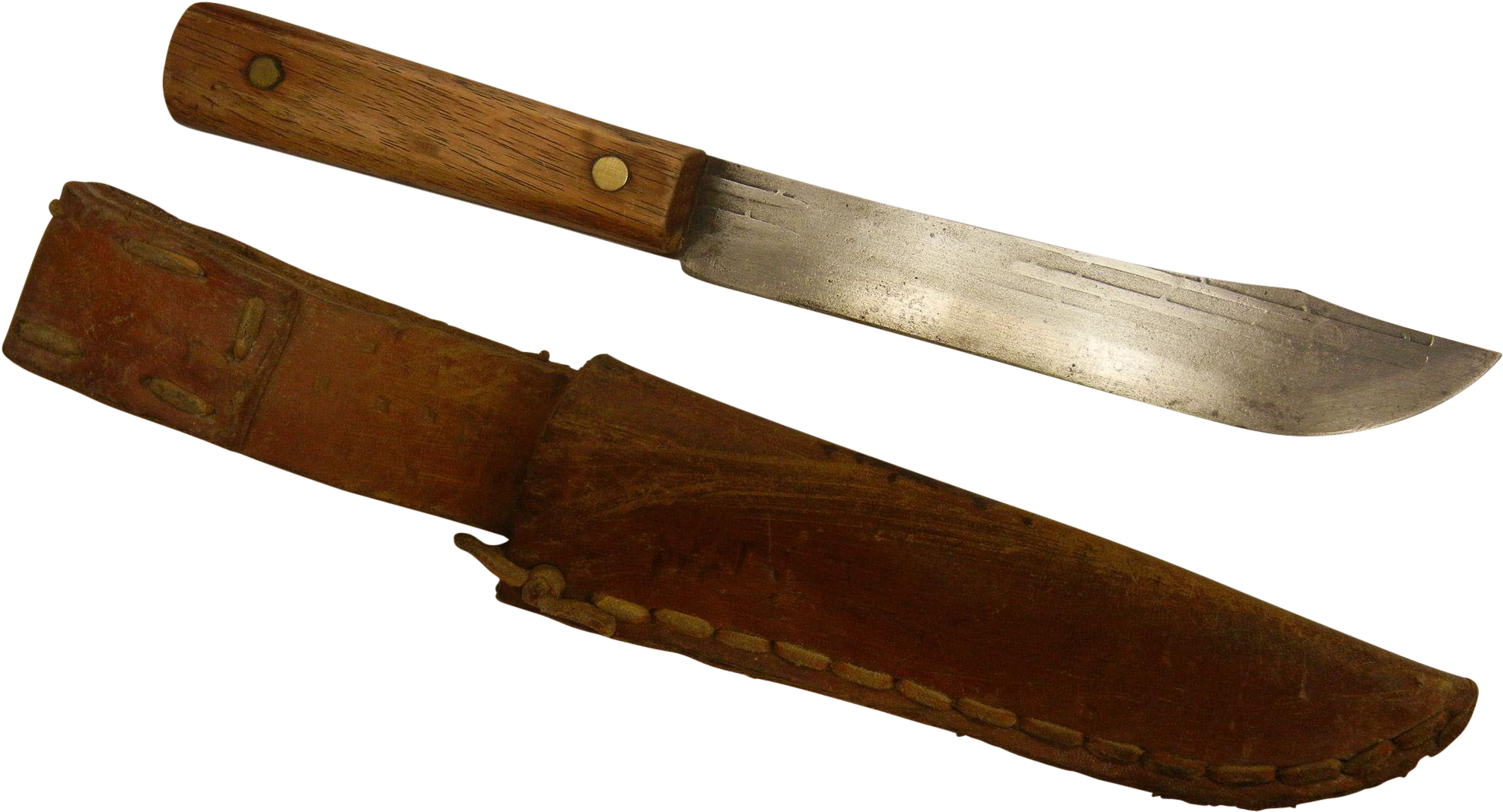 Vintage Tru Edge Ontario Knife Co Old Hickory Handle - Blade (1974x1974), Png Download