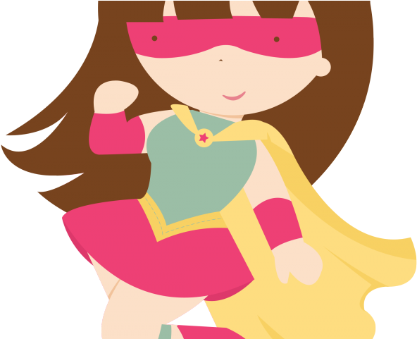 Supergirl Clipart Cute Anime - Super Girl Clipart Png (640x480), Png Download