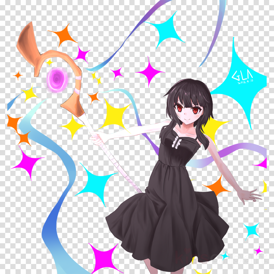 Megumin In A Dress Clipart Konosuba Dress Anime - Cartoon (900x900), Png Download